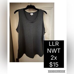 LuLaRoe Heathered Gray Tank Top